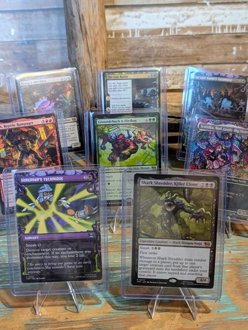 Magic The Gathering TMNT 8 Card Bundle